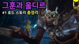 격전의 아제로스 - 그훈과 울디르 스토리#1 시네마틱으로 다시보는 호드 스토리 총정리!