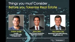 Things you must Consider Before you Tokenize Real Estate