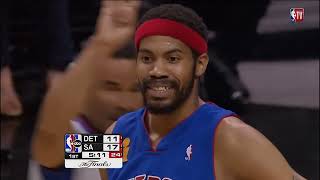 NBA Finals 2005 Game 2 Detroit Pistons vs. San Antonio Spurs Chauncey Billups vs. Tim Duncan