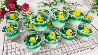 JAJANAN LARIS FAVORIT ANAK ANAK‼️ IDE JUALAN TERMUDAH DAN EKONOMIS, PUDING BEBEK BERENANG