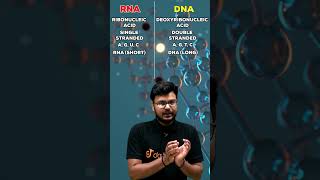 DNA vs RNA #shorts #biology #dna #rna #DNAvsRNA #science