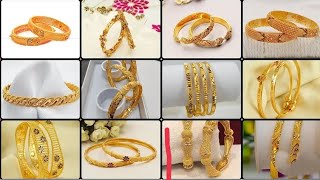 latest 22k gold bangle design 2025 ll most beautiful gold kangan design ll latest gold kada design