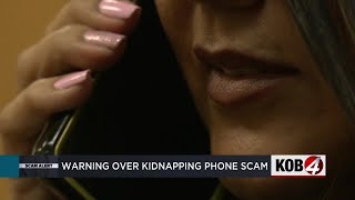 Local woman warns about kidnapping phone scam