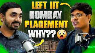 Left IIT Bombay Placement😮?? 🎙️Saransh Sir Podcast | Journey from Kota to Coaching @eSaral