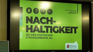 Erster Nachhaltigkeitsbericht der Rostocker Straßenbahn AG