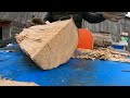 custom firewood order big oak chunks