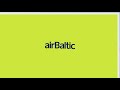 airbaltic a220 300 first landing in santorini