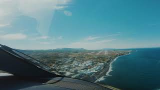 airBaltic A220-300 First Landing in Santorini