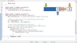 Sorting in Java 1: Writing Sorting Methods & Selection Sort