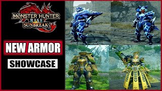 MHR Sunbreak | NEW Lunagaron \u0026 Garangolm Armor Reveal | Full Showcase