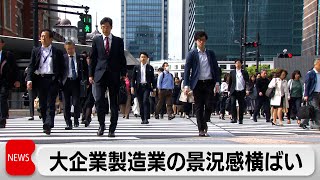 9月の日銀短観 製造業の景況感横ばい 非製造業は2期ぶり改善