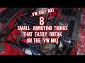 Golf Mk1.  Eight  small things that easily break on the Mk1