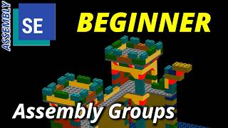 Solid Edge Assembly Tutorial: Assembly Groups (#14)