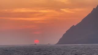 八丈島の夕暮れ