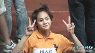 b2st yang yoseob [FANCAM] 100914 Idol Athletics