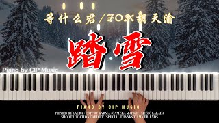 《踏雪》钢琴版 等什麼君(鄧寓君) 抖音热门古风歌曲 Chinese tiktok Hit Song 2022 piano | Piano Cover by CIP Music