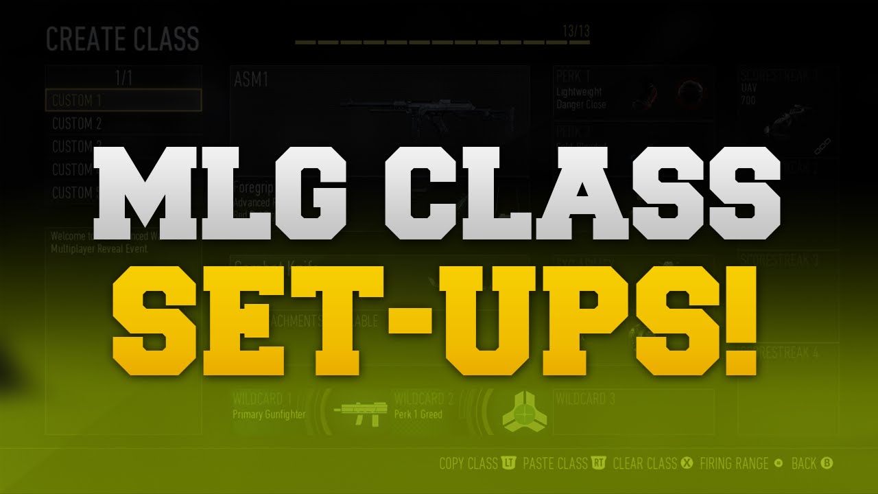 Mlg Class Setup Video Advanced Warfare Youtube