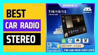 JMANCE 7/9/10/13inch 1Din Android 12 Auto Car Radio 128G Universal Stereo