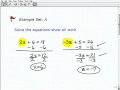 Math-U-See Algebra 1 - Homeschooling Help Two Step Equations- TabletClass.com