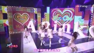 【HD繁體中字】 140529  Apink 에이핑크 -  Mr  Chu @ Simply K Pop