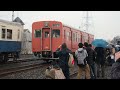 関東鉄道キハ101車両基地内走行風景