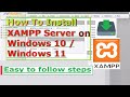 How to Install XAMPP Server on Windows 10/11: Step-by-Step Guide