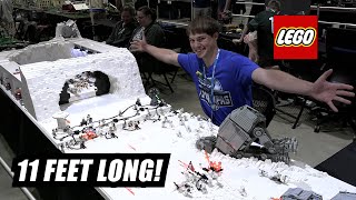 LEGO Star Wars Battle of Hoth with Amazing Lights – 11 Feet Long!