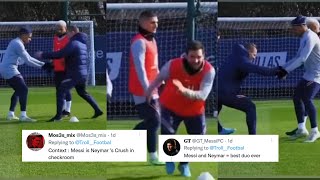 People found out the truth behind Neymar ignoring Mbappe for Messi in training with PSG