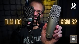 Shure KSM 32 vs Neumann TLM 102 | Blind Comparison and Practical Review for Voiceover