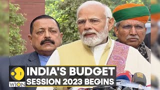 India's budget session 2023 begins, President Murmu gives a joint address to the Parliament