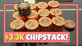 Turning $1k into $3.3k in 90 minutes at $5/10 NL! - Poker Vlog #44