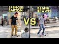 Spencer Barton VS Keanu Brown HEATED Game of SKATE (insane comeback!)