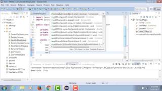 JFrame GUI Application in Java