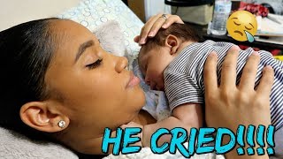 DOCTOR VISIT WITH OUR NEWBORN BABY! (HE CRIED)