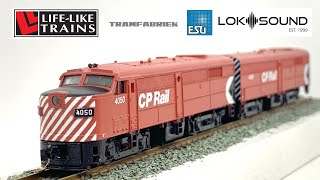 Custom Loco Project - N Scale Life Like FA2 +FB2 with Tramfabriek Coreless Motors and ESU Loksound