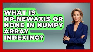 What Is Np.newaxis Or None In NumPy Array Indexing? - Python Code School