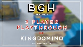 Kingdomino Play Through | Board Game | 2 Player Setup First Person Full Turn Step By Step Guide