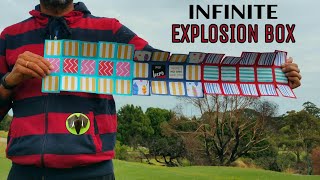 Infinite | Never Ending Explosion Cube Box Card - DIY Tutorial - 901