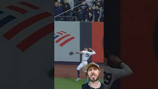 Aaron Judge Guns Down Guy at Second💪#sports #mlbb #mlb #baseball #reaction #shor