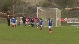 James MacPherson scores to make it 1   1   Glenurquhart v Kyles Athletic   Marine Harvest Premiershi