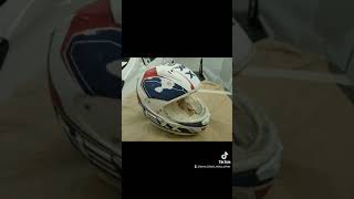 Como preparar y pintar un casco de moto