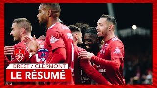 Brest 3-0 Clermont : Le résumé et les buts 🔴⚪
