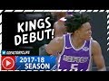 De'Aaron Fox Full Highlights vs Rockets (2017.10.18) - 14 Pts, 5 Ast, NASTY NBA DEBUT!