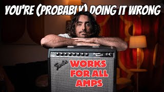 How to ACTUALLY use a tube amp in under 5 minutes (or 10...)