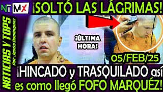 NOTICION SOLTO LAS LAGRIMAS ¡ HINCADO y TRASQUILADO ASI LLEGO FOFO A PR1S1ON !