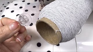 Sewing tips and tricks using a bobbin thread / The way I sew the sleeves is so easy