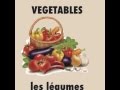 English / French vegetables Flashcards