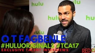 O T Fagbenle interviewed at Hulu Original Series Winter TCA Talent Event #TCA17