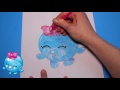 How to Draw Shopkins Season 1 "Bubbles" Step By Step Easy