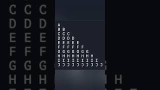 #Shorts🔥 Java Program Print Alphabet A to J Using for loop In Pyramid Shape.